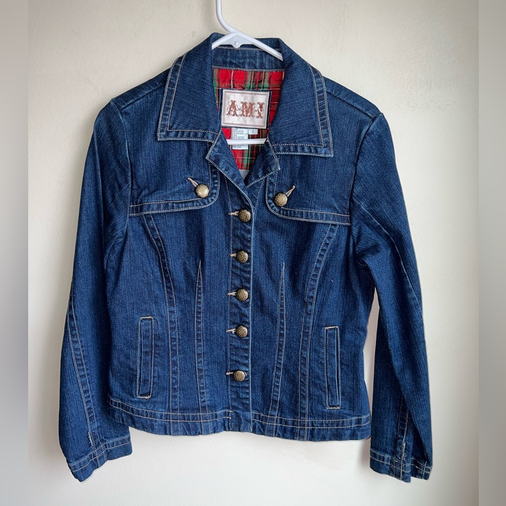 Marvelous AMI Woman Jeans Jacket Small S
